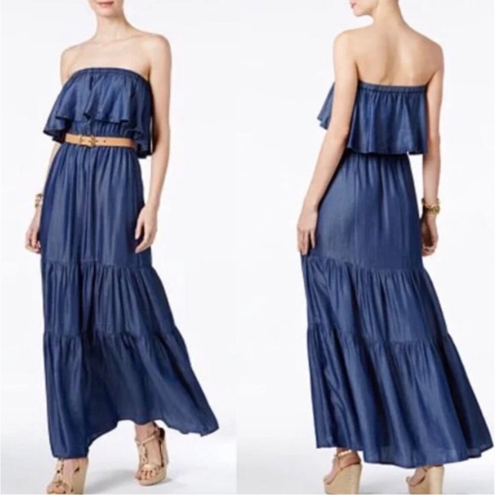 Michael Kors Strapless Maxi Dress